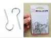 Bubble shell window hook set, galvanized window hook, support hook, sheep eye hook, threaded question mark hook, self-tapping hook, 2-yuan lamp hook Specification image